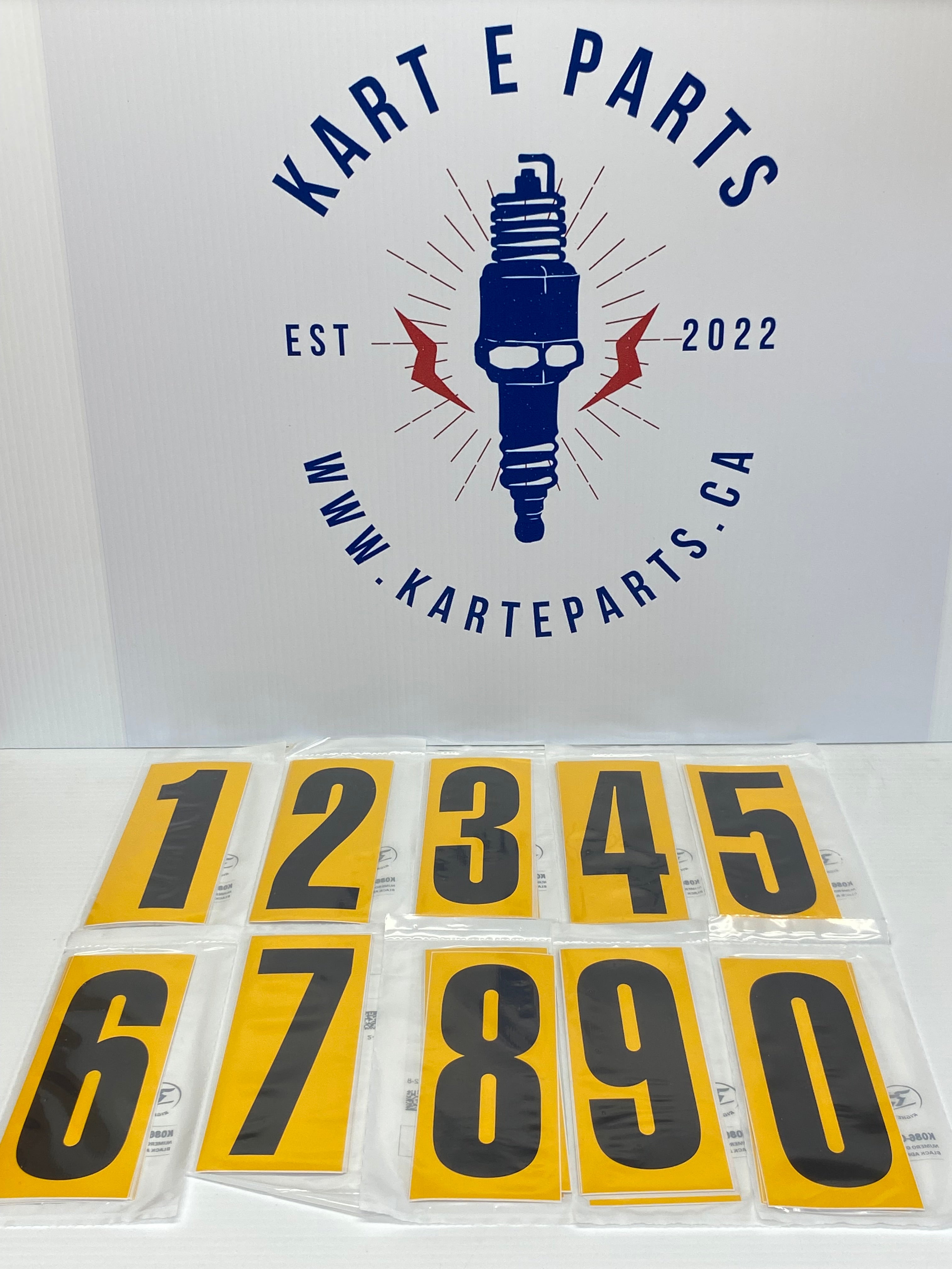 Kart Numbers - 0 Through 9 – kartEparts