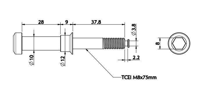 Spring/Bolt Kit for Aluminum Pedals