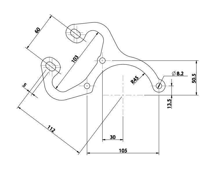 Brake Caliper Bracket - 4 Bolt Style