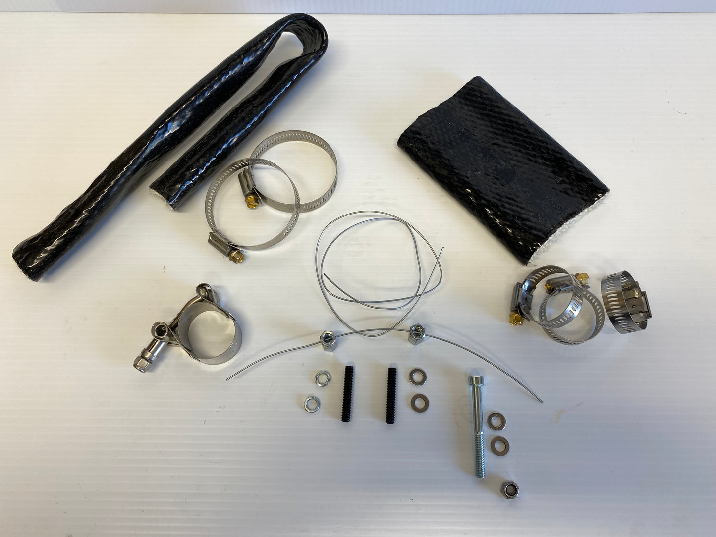 Pipe and Silencer Kit- (Lined Sleeve, Clamps, Head Studs and Hardware)